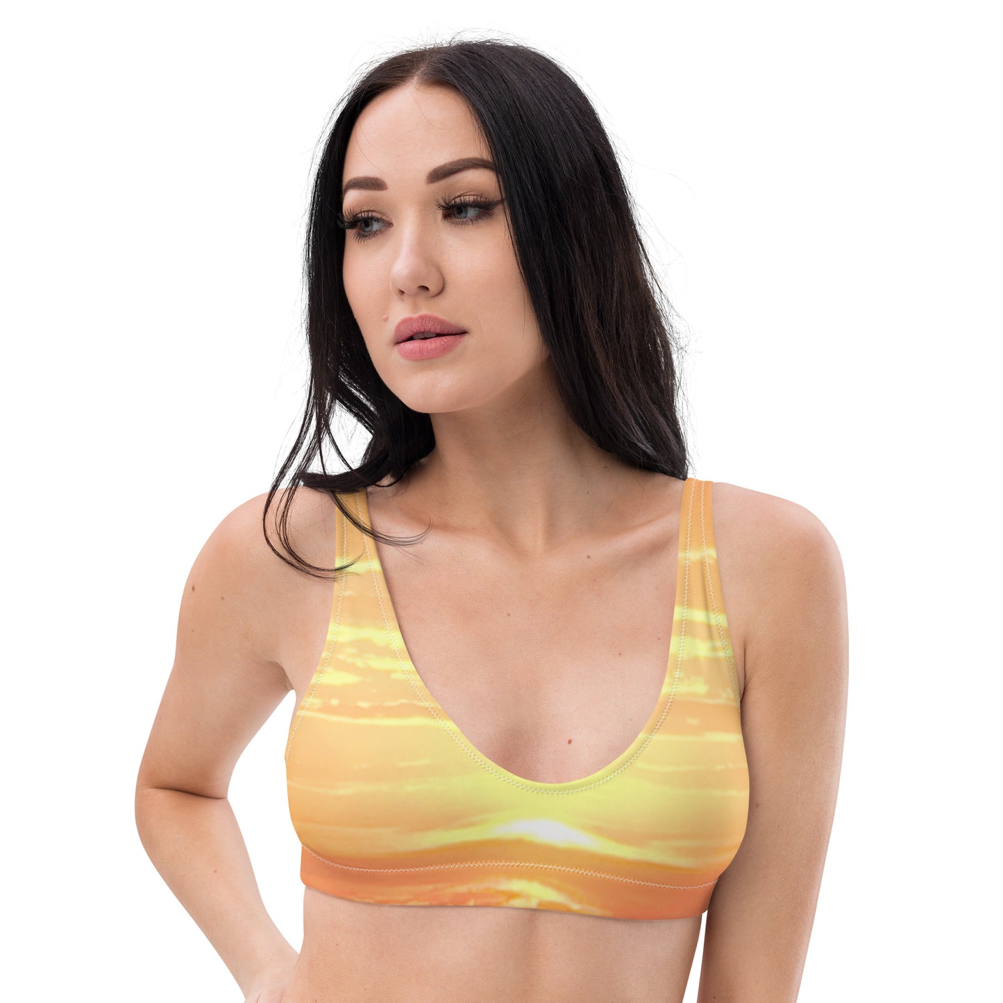 ECO BIKINI TOP : WESTERN SUNSET