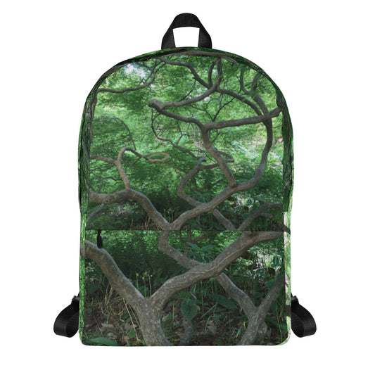 BACKPACK : GREEN CASCADING JAPANESE MAPLE TEE