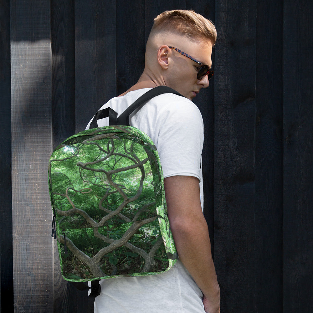 BACKPACK : GREEN CASCADING JAPANESE MAPLE TEE