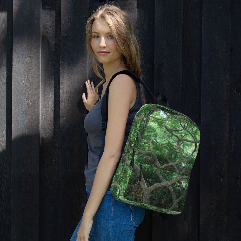 BACKPACK : GREEN CASCADING JAPANESE MAPLE TEE