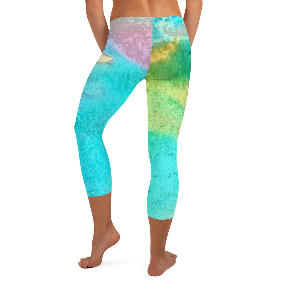 CAPRI LEGGINGS : TROPICAL WATER MOVEMENT