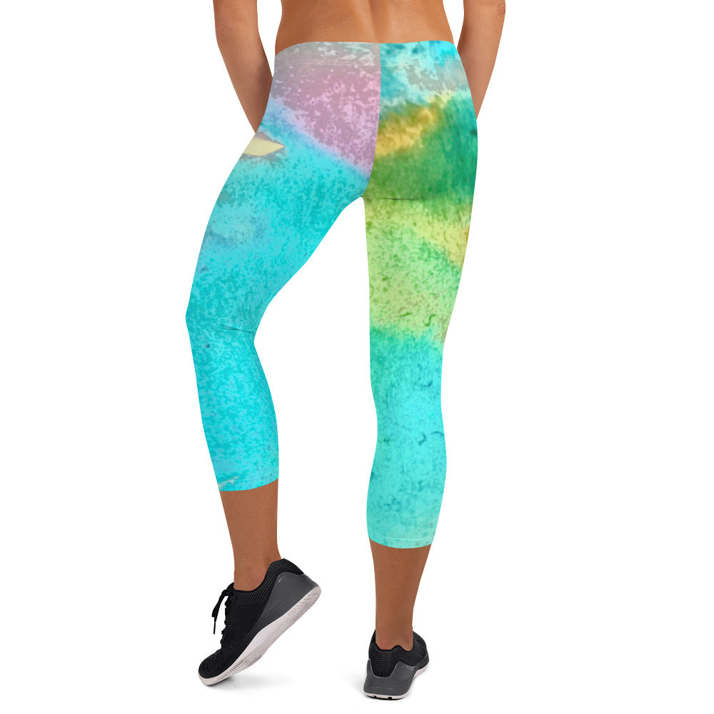 CAPRI LEGGINGS : TROPICAL WATER MOVEMENT