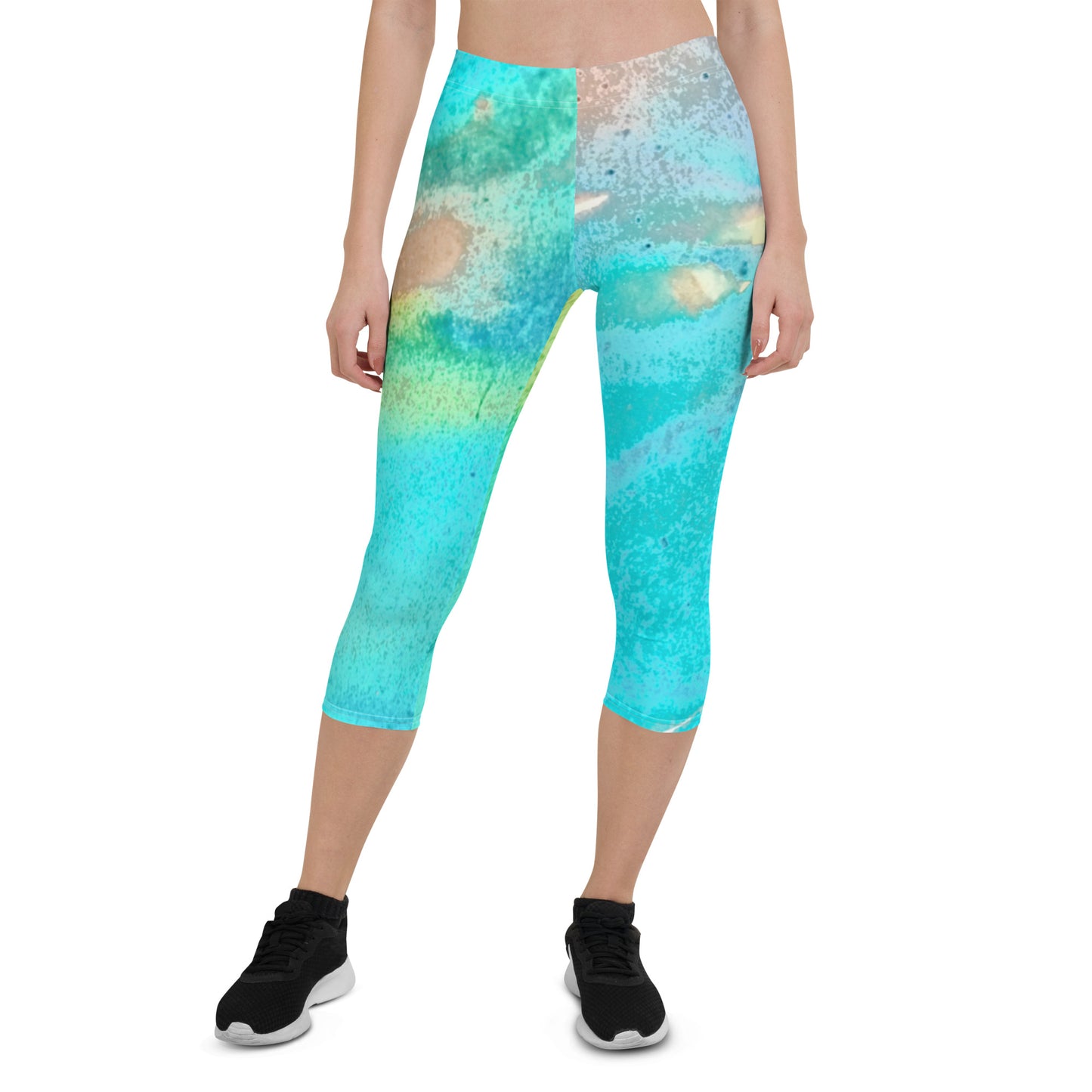 CAPRI LEGGINGS : TROPICAL WATER MOVEMENT