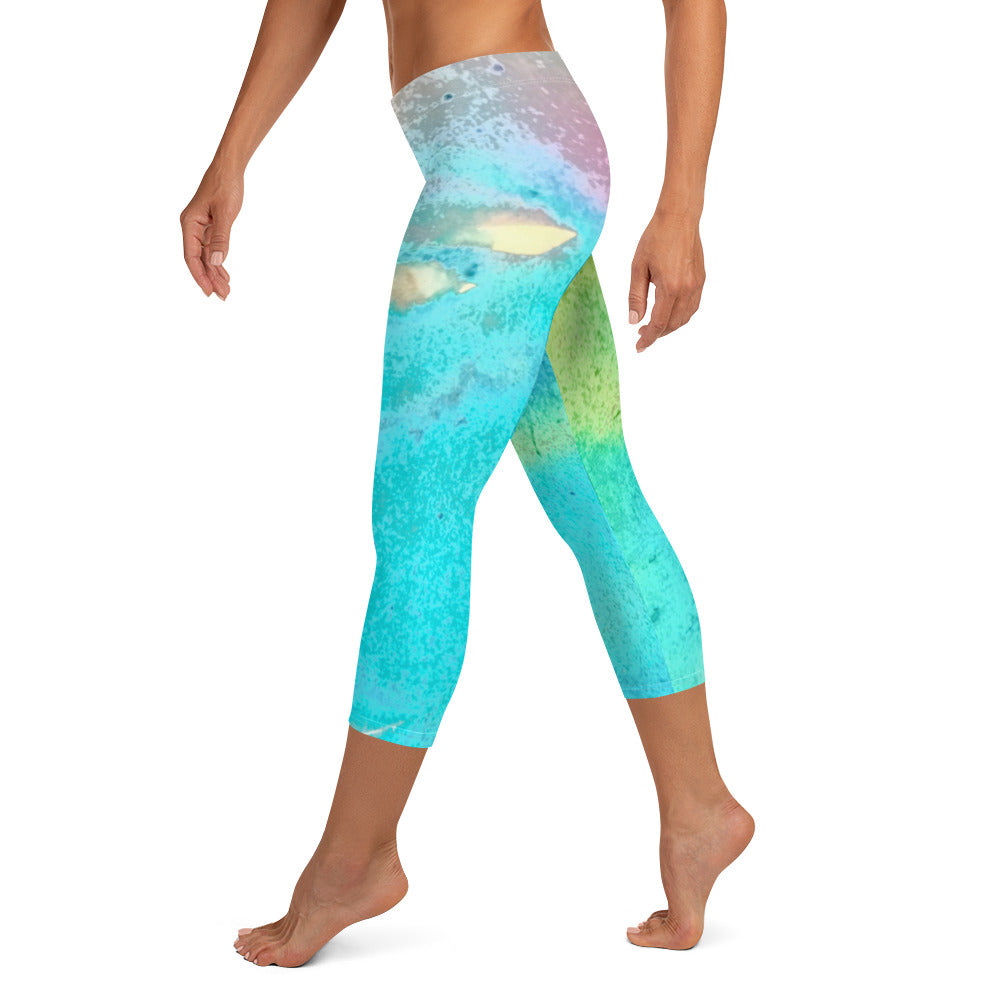 CAPRI LEGGINGS : TROPICAL WATER MOVEMENT