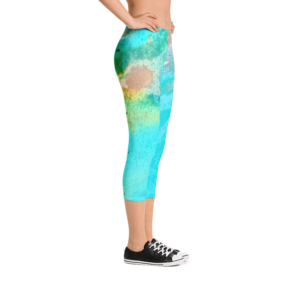 CAPRI LEGGINGS : TROPICAL WATER MOVEMENT