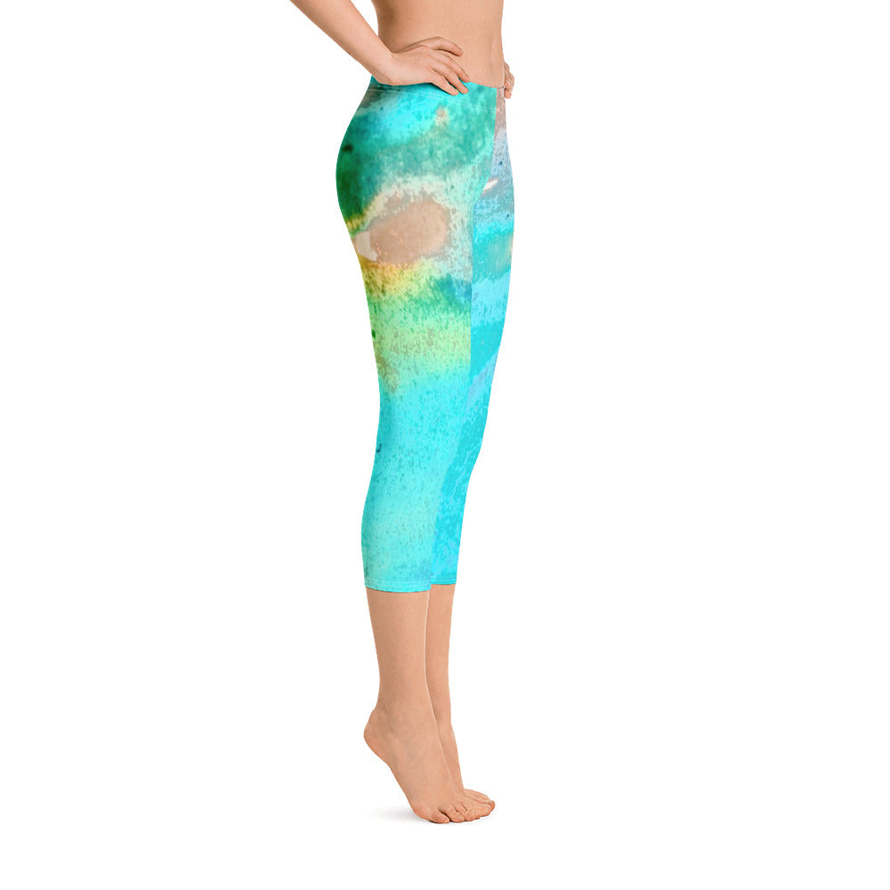 CAPRI LEGGINGS : TROPICAL WATER MOVEMENT