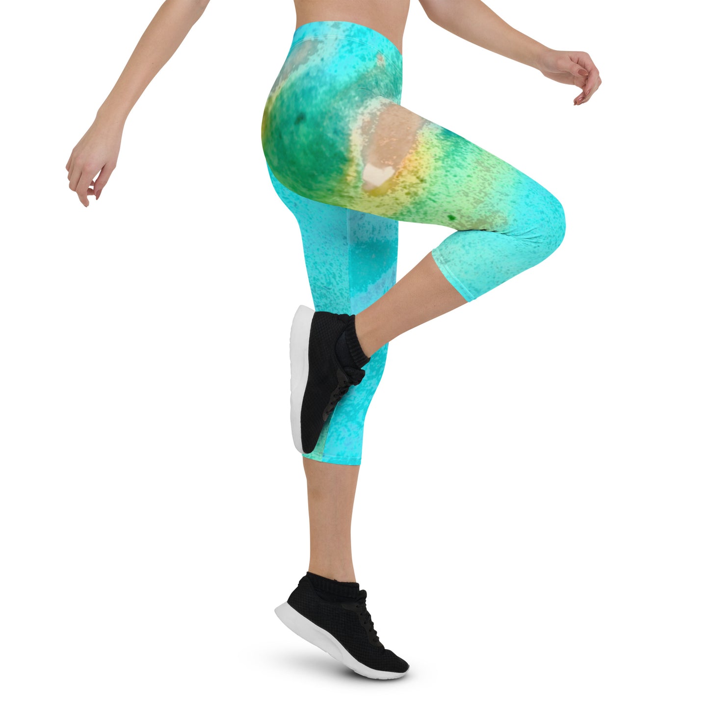 CAPRI LEGGINGS : TROPICAL WATER MOVEMENT