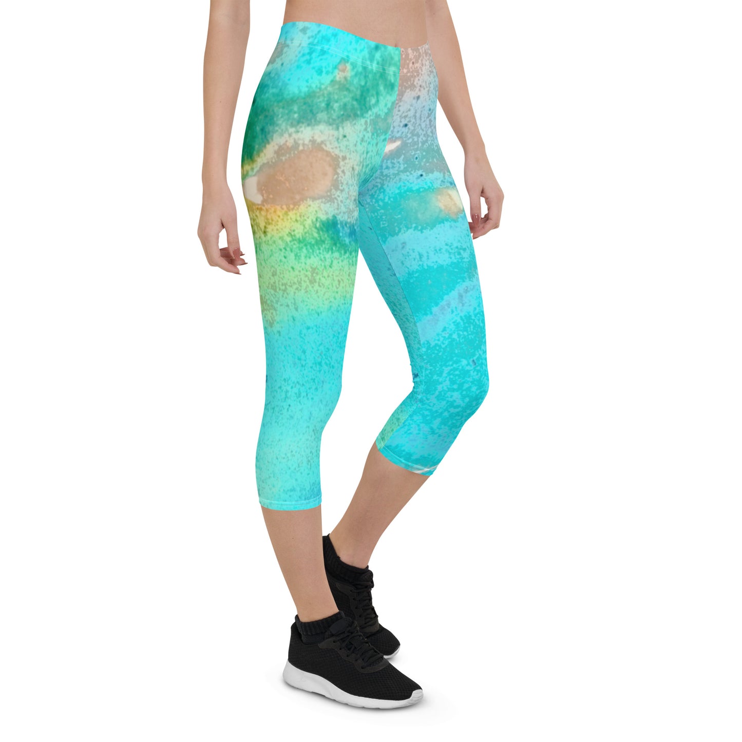 CAPRI LEGGINGS : TROPICAL WATER MOVEMENT