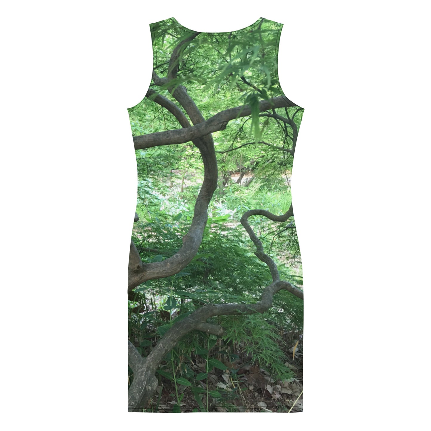 STRETCH DRESS : CASCADING JAPANESE MAPLE