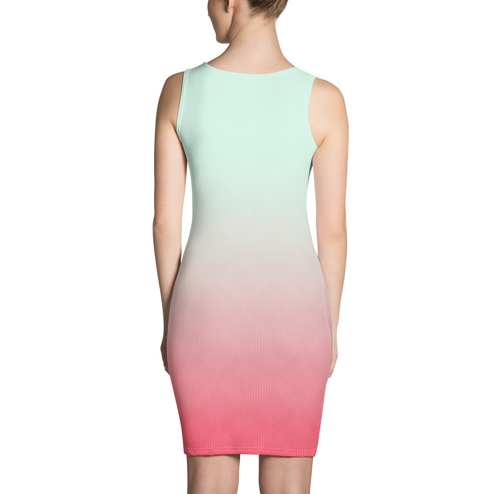 Sublimation Cut & Sew Dress : Pastel Watermelon