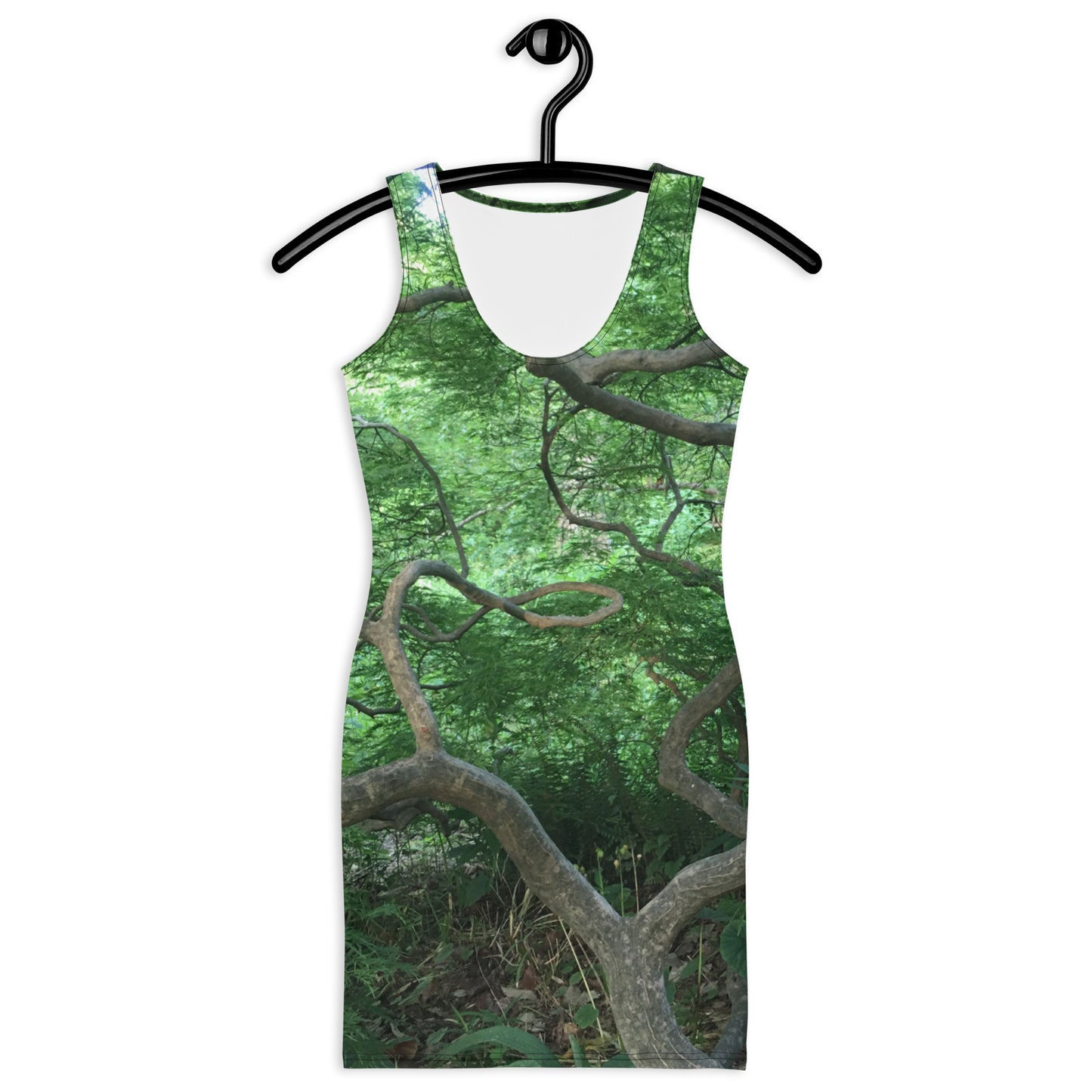 STRETCH DRESS : CASCADING JAPANESE MAPLE