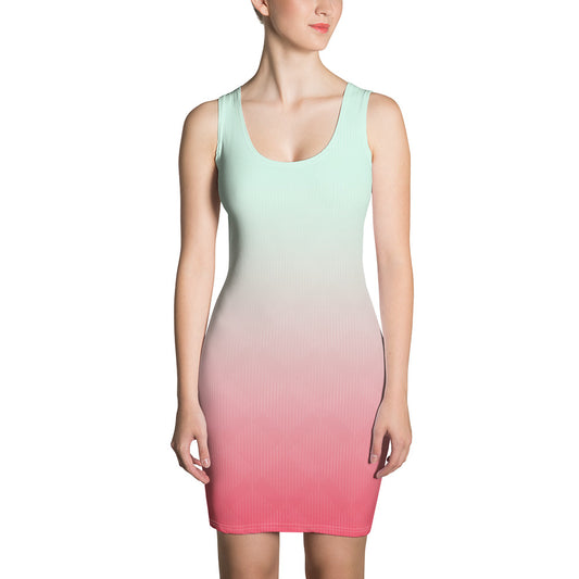 Sublimation Cut & Sew Dress : Pastel Watermelon