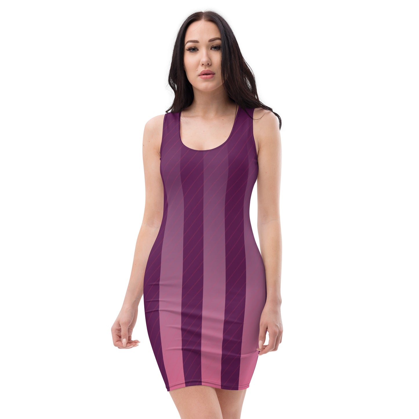 Sublimation Cut & Sew Dress : :Purple Circus