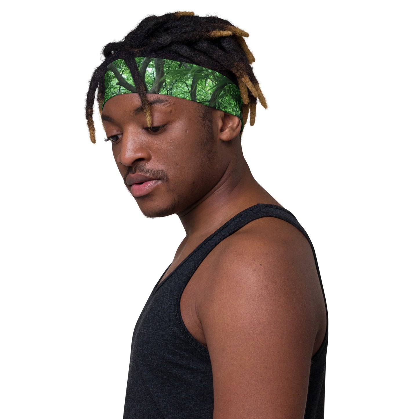 HEADBAND : GREEN CASCADING MAPLE TREE