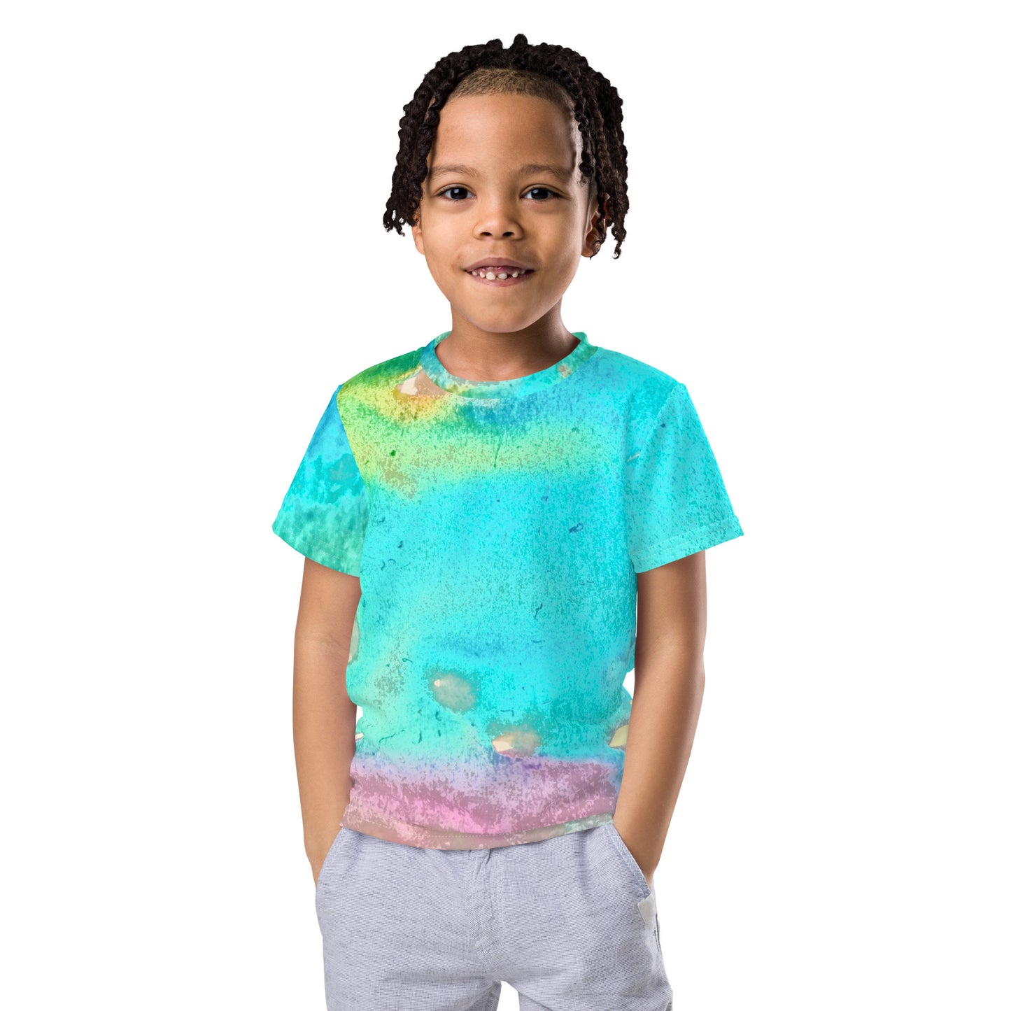 TODDLER'S CREW NECK T-SHIRT : TROPICAL WATER MOVEMENTS