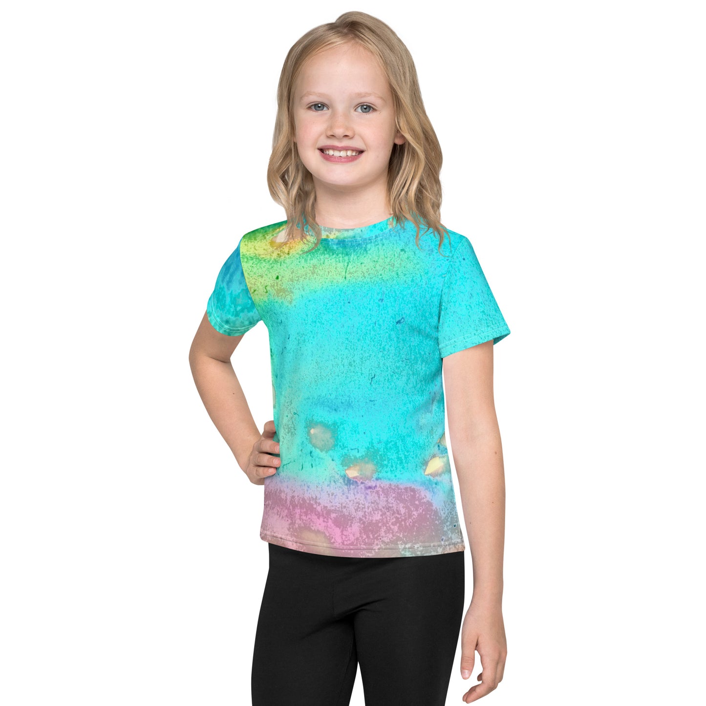 KID'S CREW NECK T-SHIRT : TROPICAL WATER MOVEMENTS