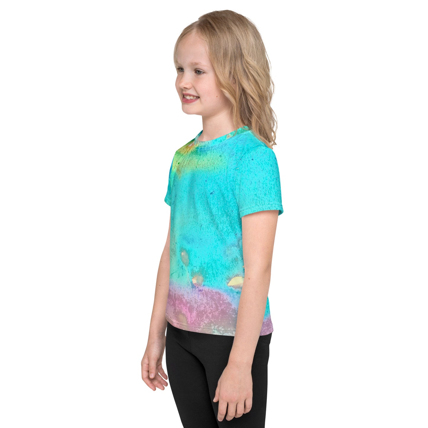 KID'S CREW NECK T-SHIRT : TROPICAL WATER MOVEMENTS