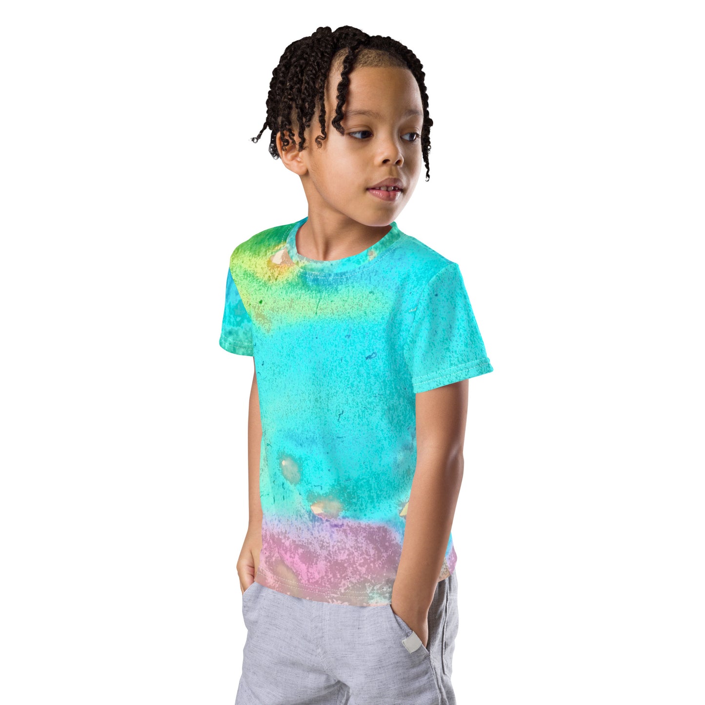 TODDLER'S CREW NECK T-SHIRT : TROPICAL WATER MOVEMENTS