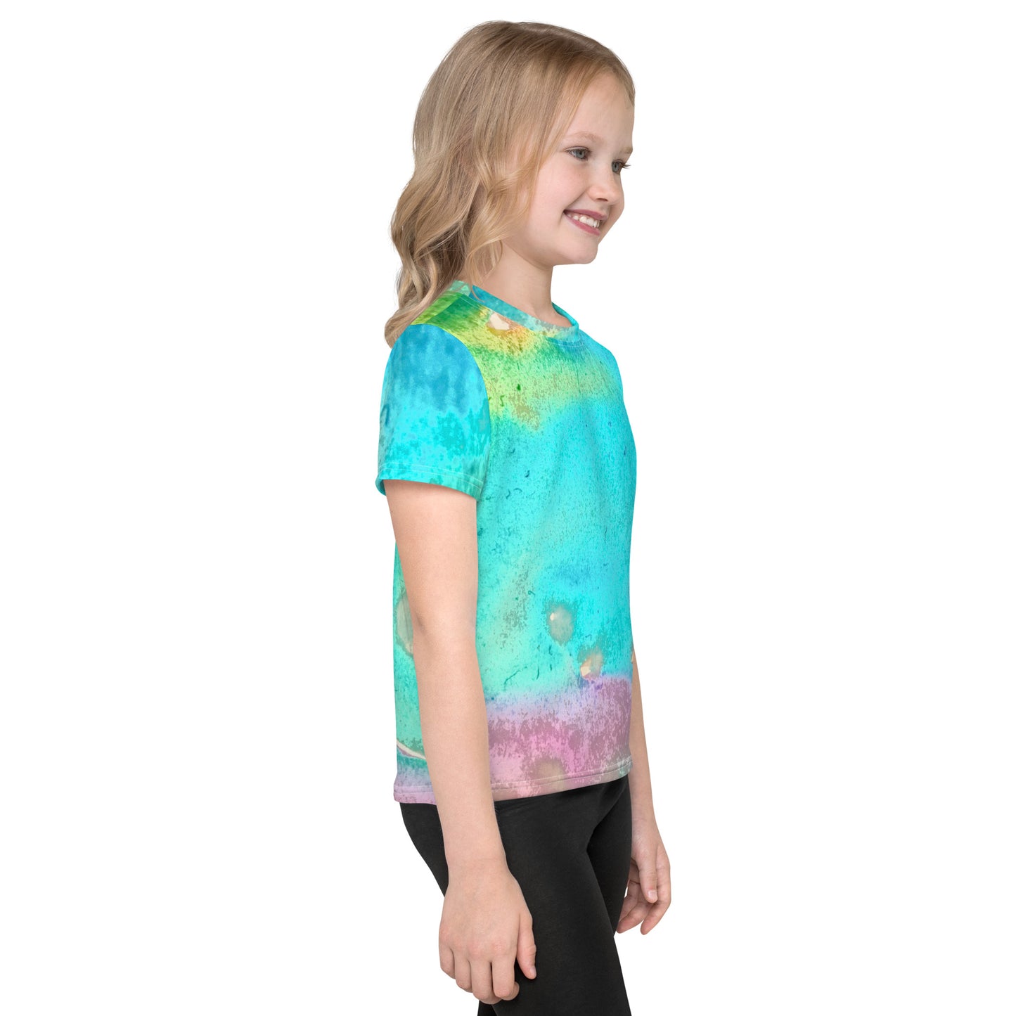 KID'S CREW NECK T-SHIRT : TROPICAL WATER MOVEMENTS