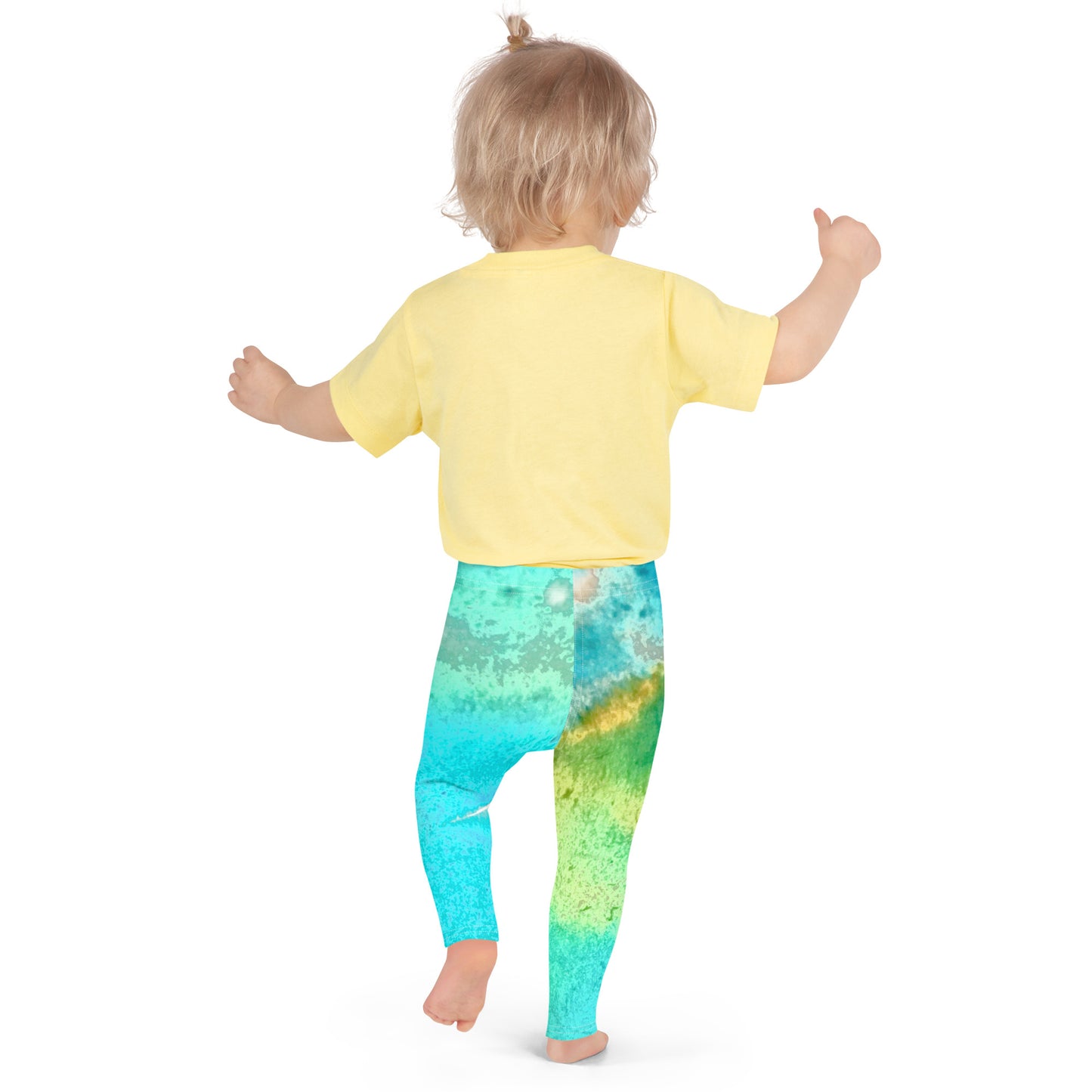 CHILDREN's PANTS LEGGINGS : TROPICAL WATER MOVEMENTS