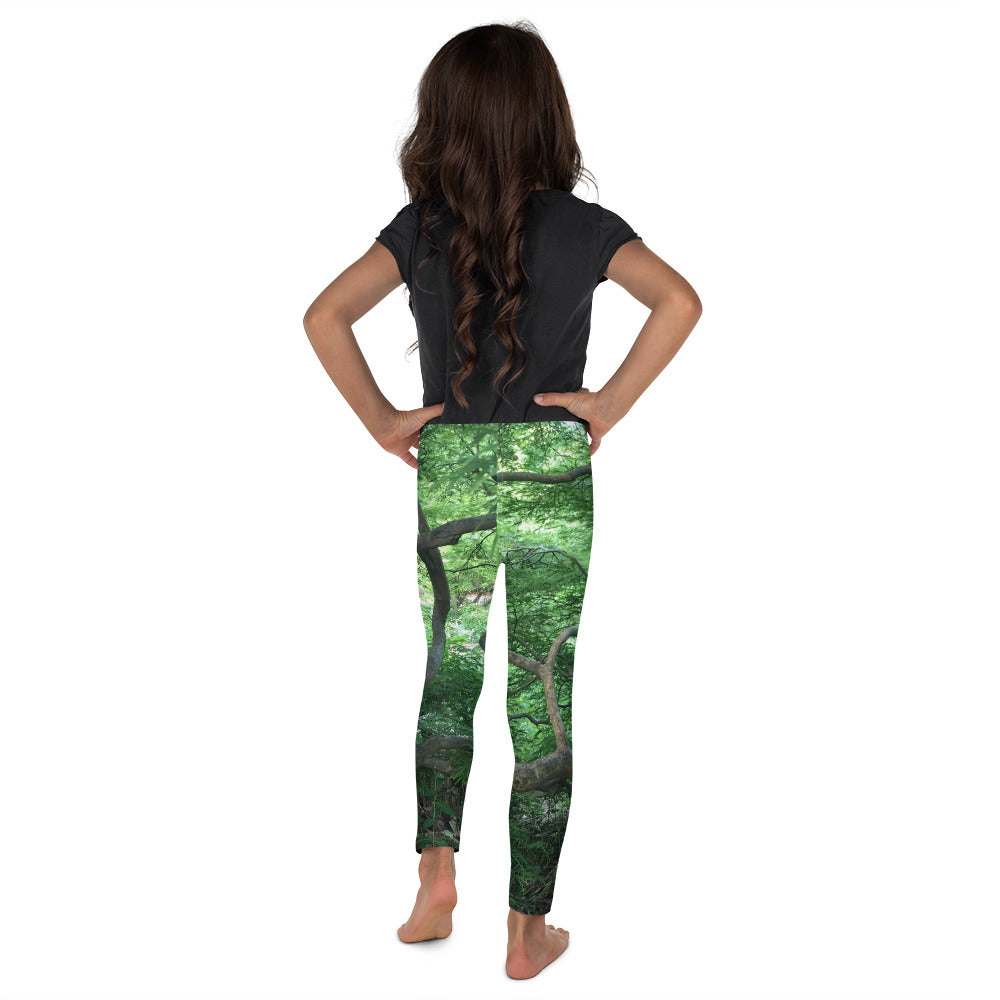 KID'S LEGGINGS : CASCADING JAPANESE MAPLE