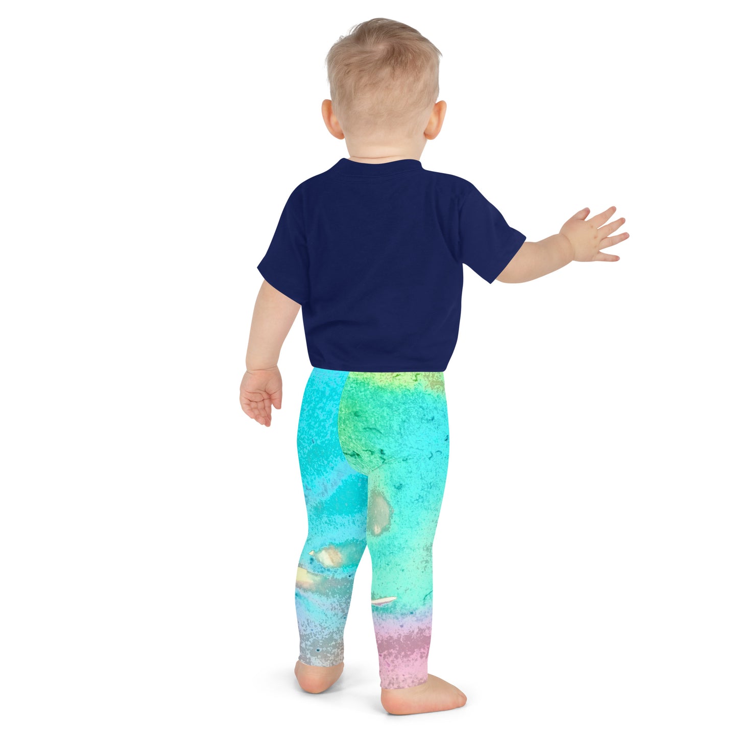 TODDLER LEGGINGS : TROPICAL WATER MOVEMENTS