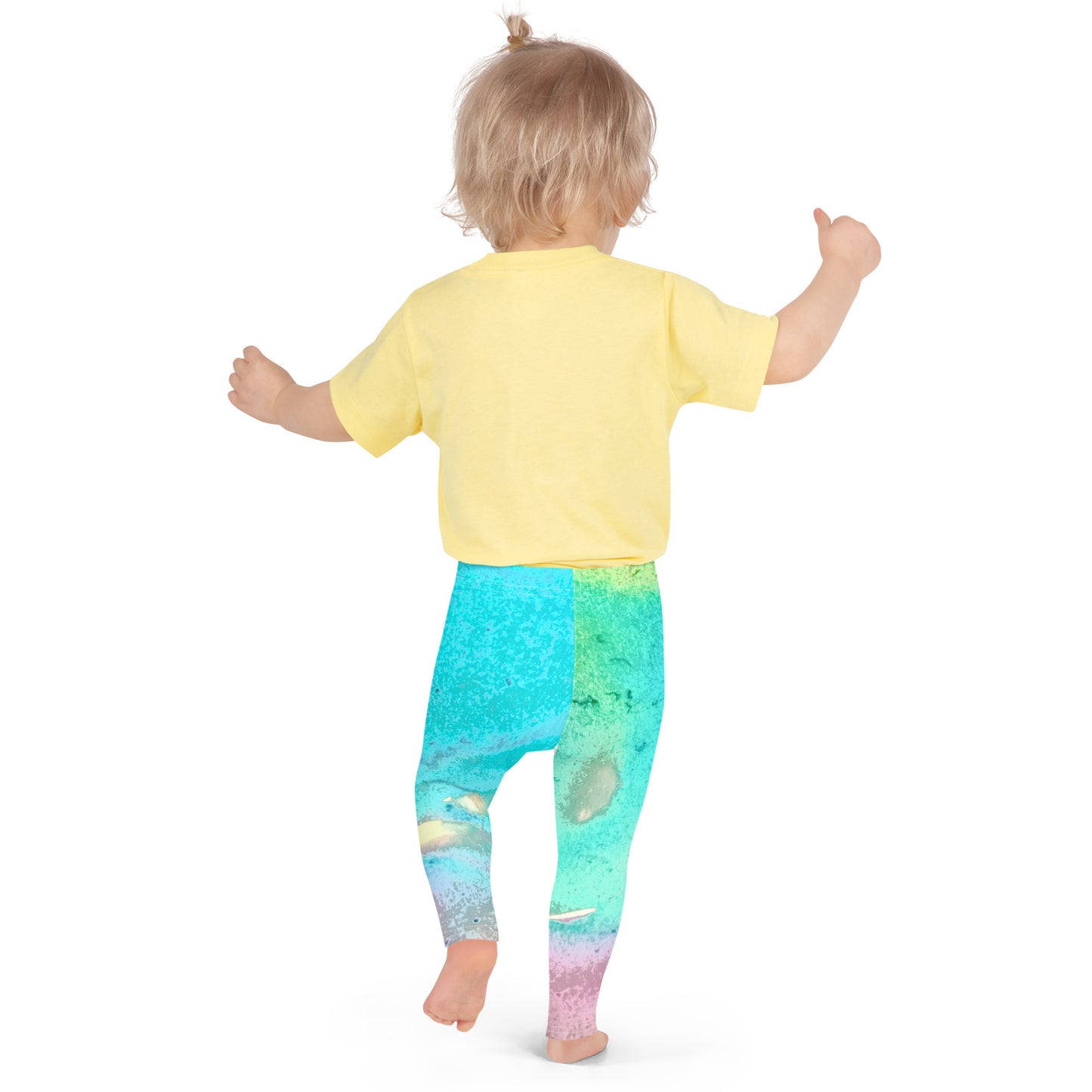 TODDLER LEGGINGS : TROPICAL WATER MOVEMENTS