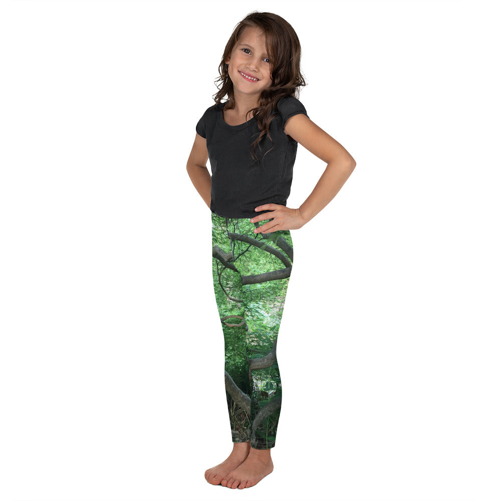 KID'S LEGGINGS : CASCADING JAPANESE MAPLE