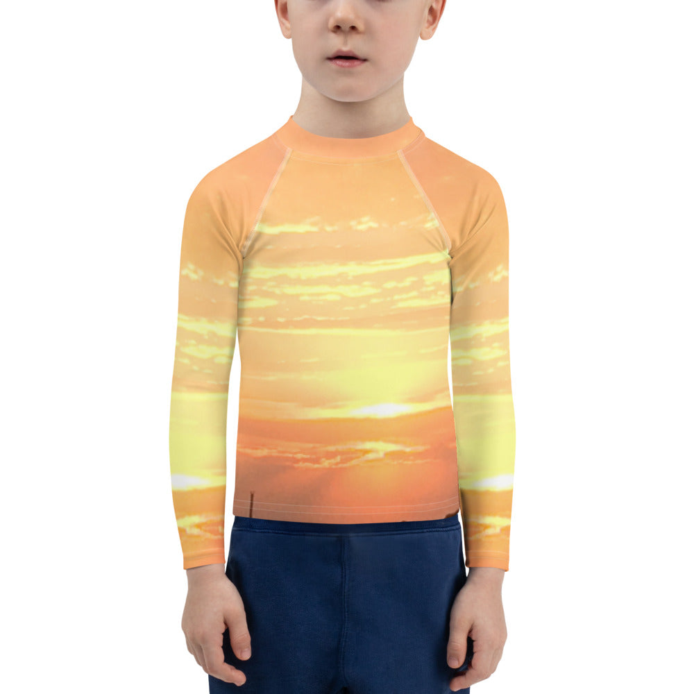 KID'S LONG SLEEVE RASH GUARD SHIRT : WESTERN SUN