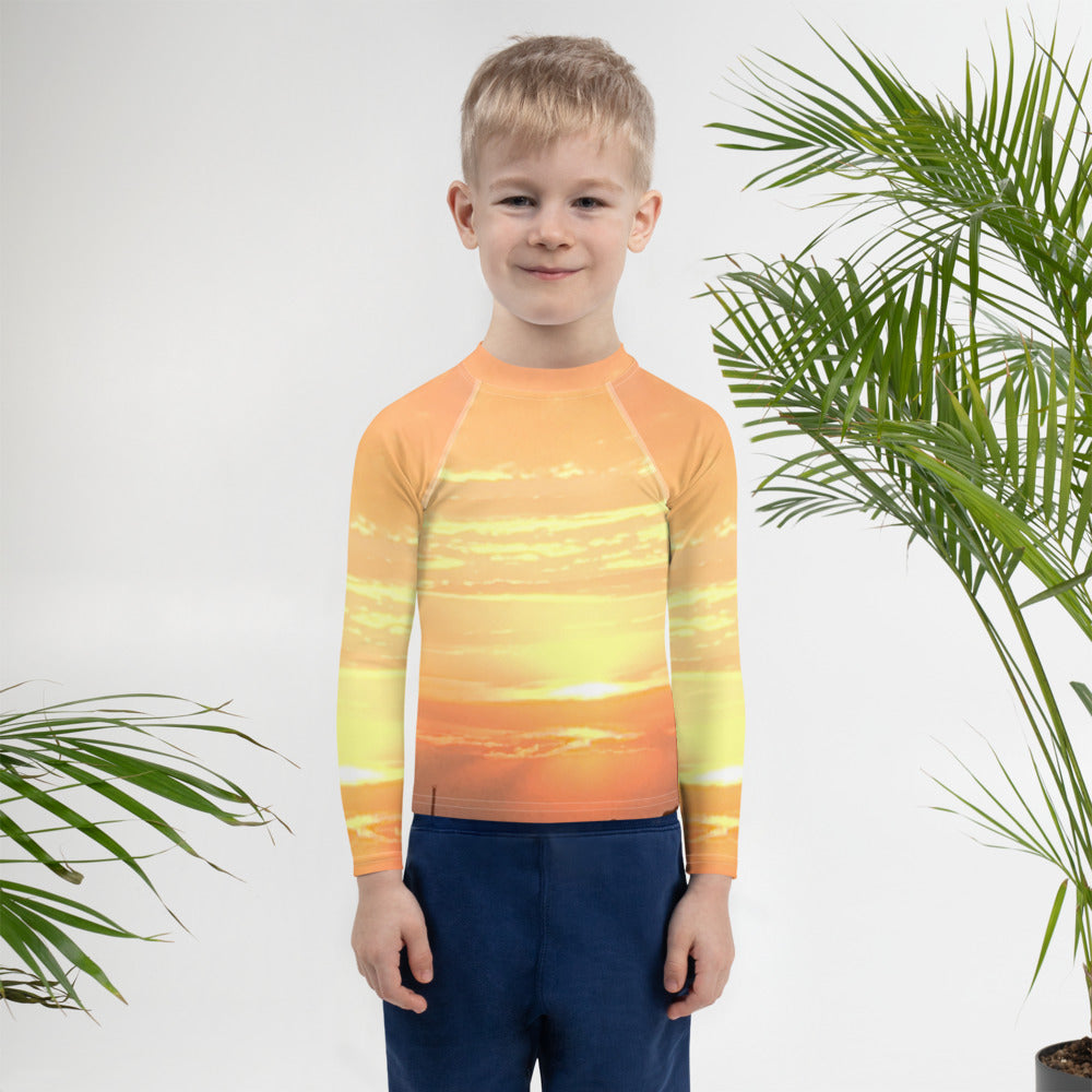 KID'S LONG SLEEVE RASH GUARD SHIRT : WESTERN SUN