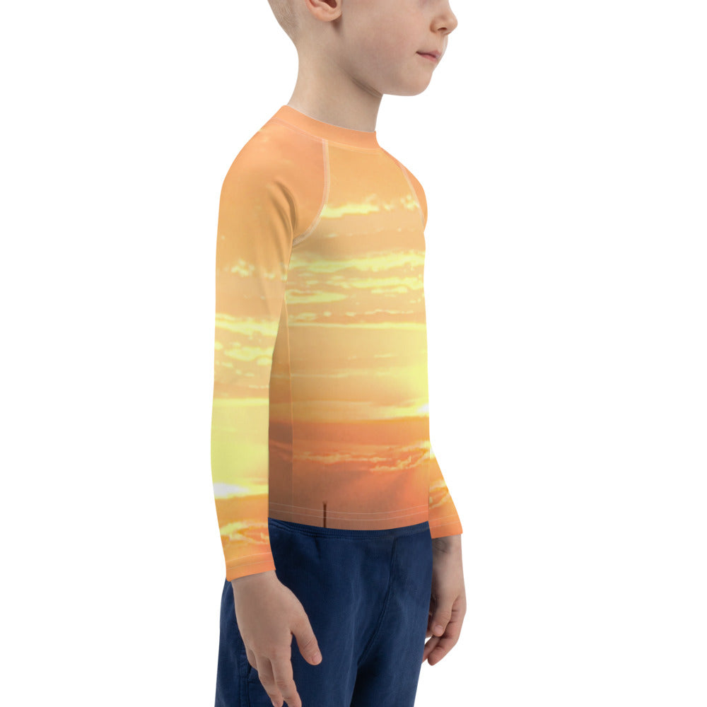 KID'S LONG SLEEVE RASH GUARD SHIRT : WESTERN SUN