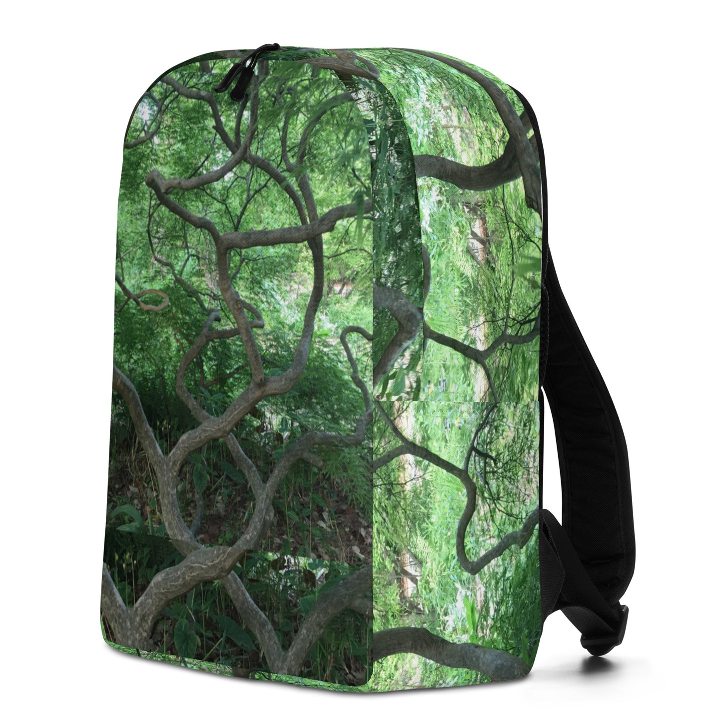 MINIMALIST BACKPACK : GREEN CASCADING JAPANESE MAPLE TREE