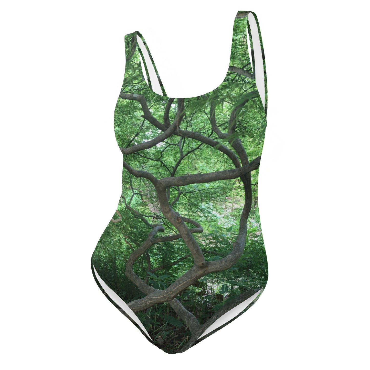 ONE-PIECE SWIMSUIT : CASCADING JAPANESE MAPLE