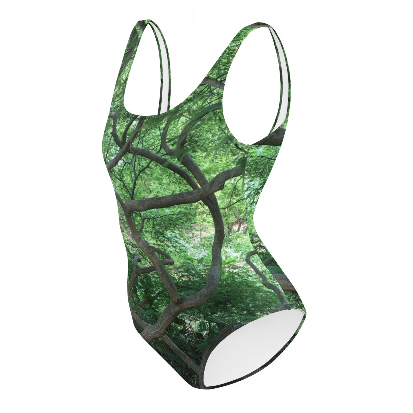 ONE-PIECE SWIMSUIT : CASCADING JAPANESE MAPLE