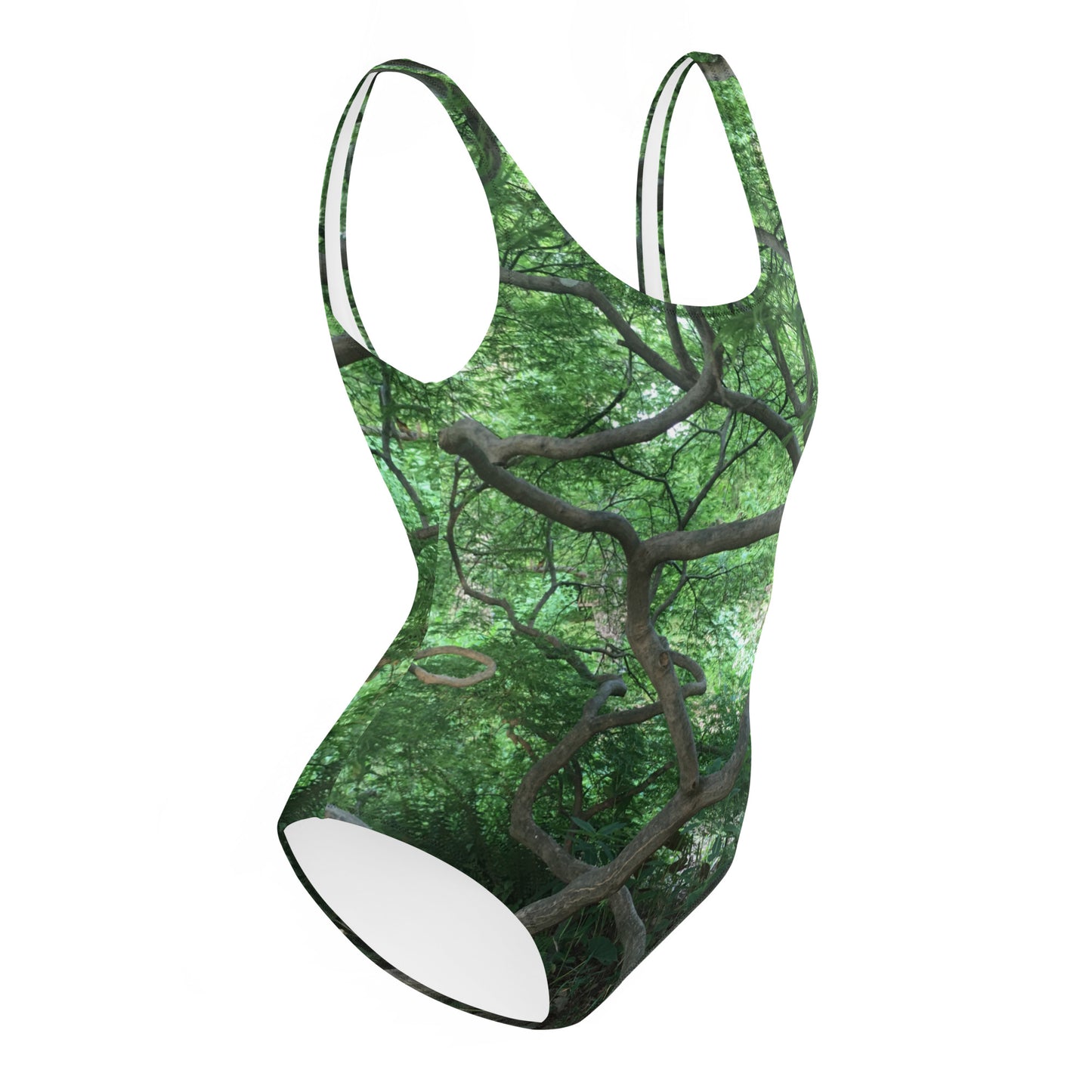 ONE-PIECE SWIMSUIT : CASCADING JAPANESE MAPLE