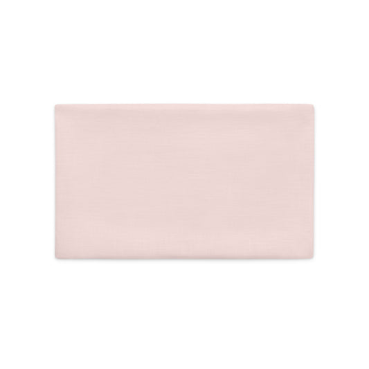 PREMIUM PILLOW CASE IN MISTY ROSE