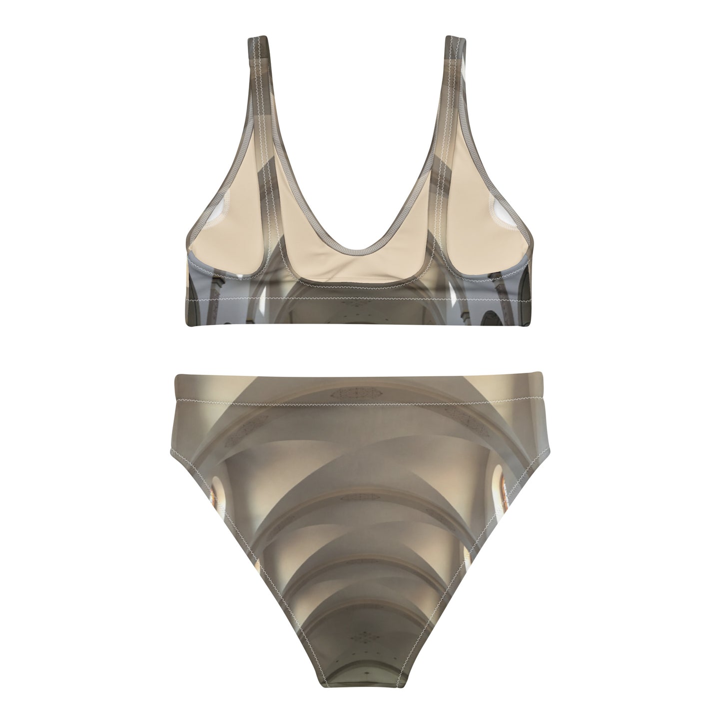 ECO HIGH-WAISTED BIKINI : BODY IS TEMPLE IS CATHEDRAL