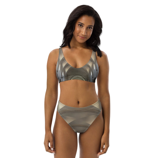 ECO HIGH-WAISTED BIKINI : BODY IS TEMPLE IS CATHEDRAL