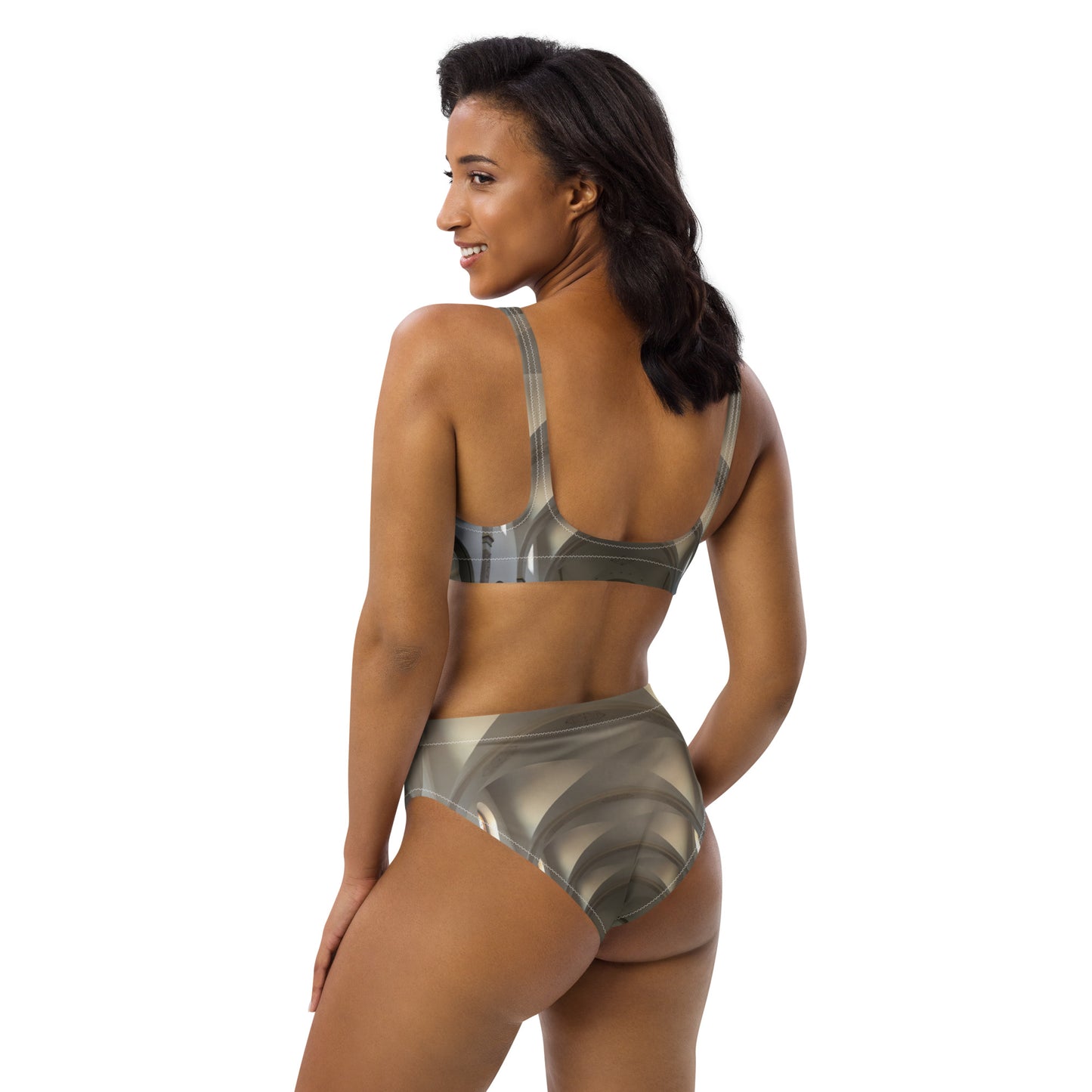 ECO HIGH-WAISTED BIKINI : BODY IS TEMPLE IS CATHEDRAL