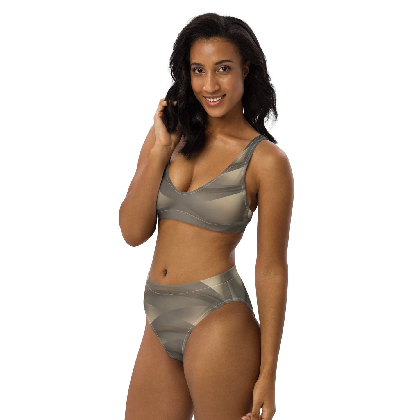 ECO HIGH-WAISTED BIKINI : BODY IS TEMPLE IS CATHEDRAL