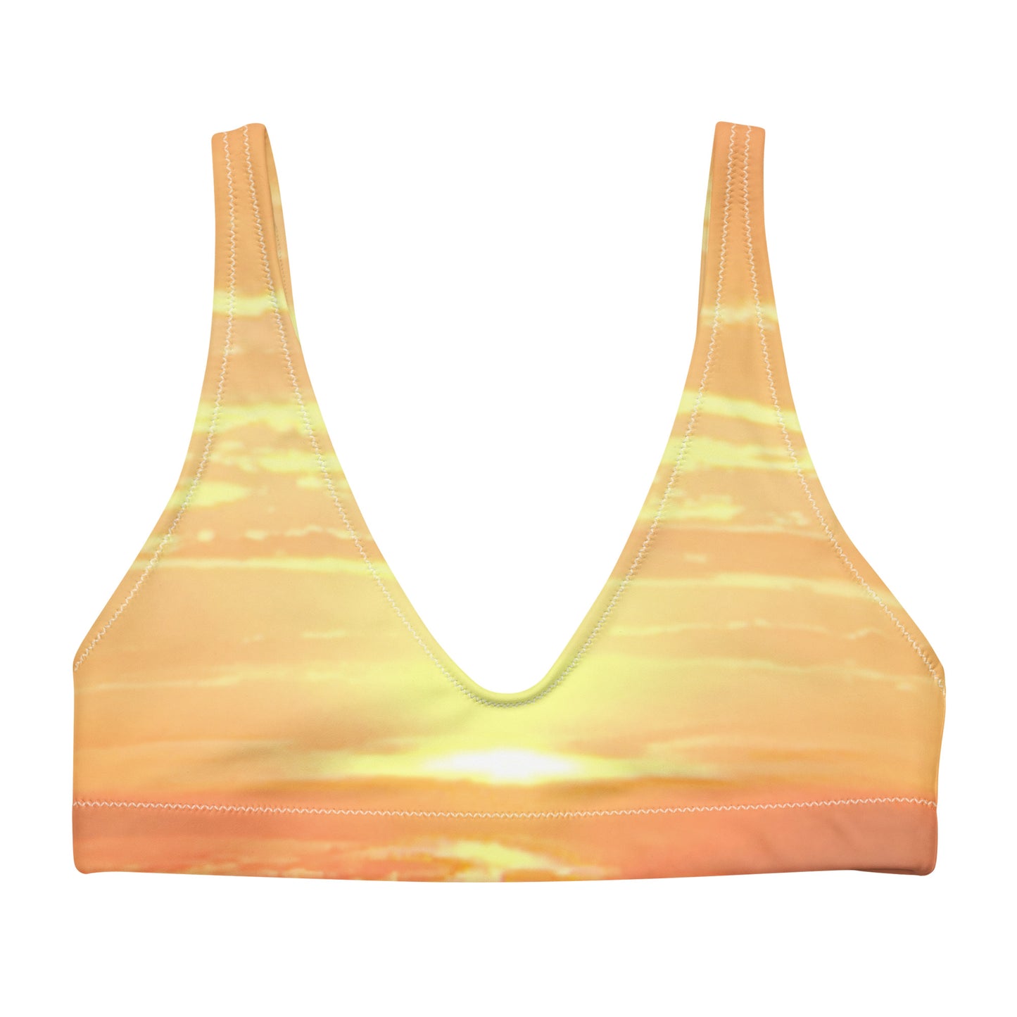 ECO BIKINI TOP : WESTERN SUNSET