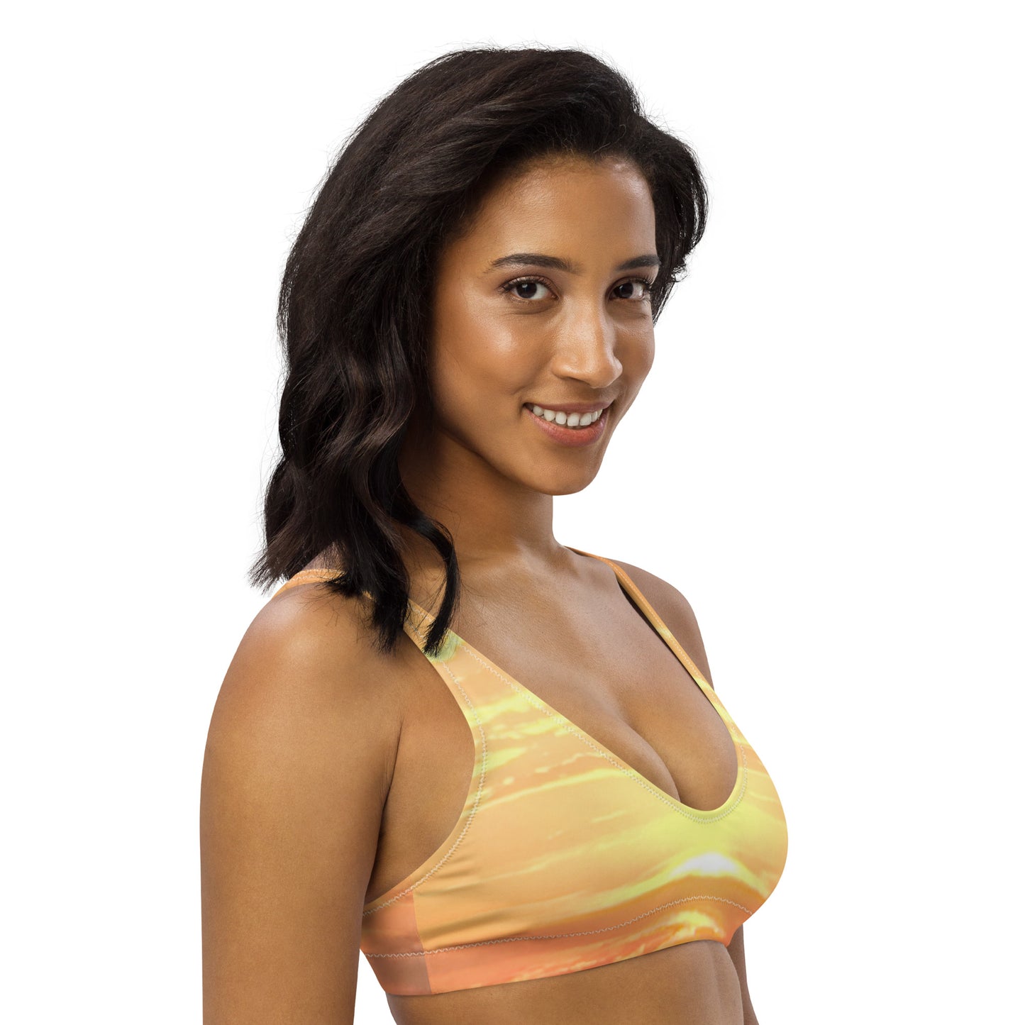 ECO BIKINI TOP : WESTERN SUNSET