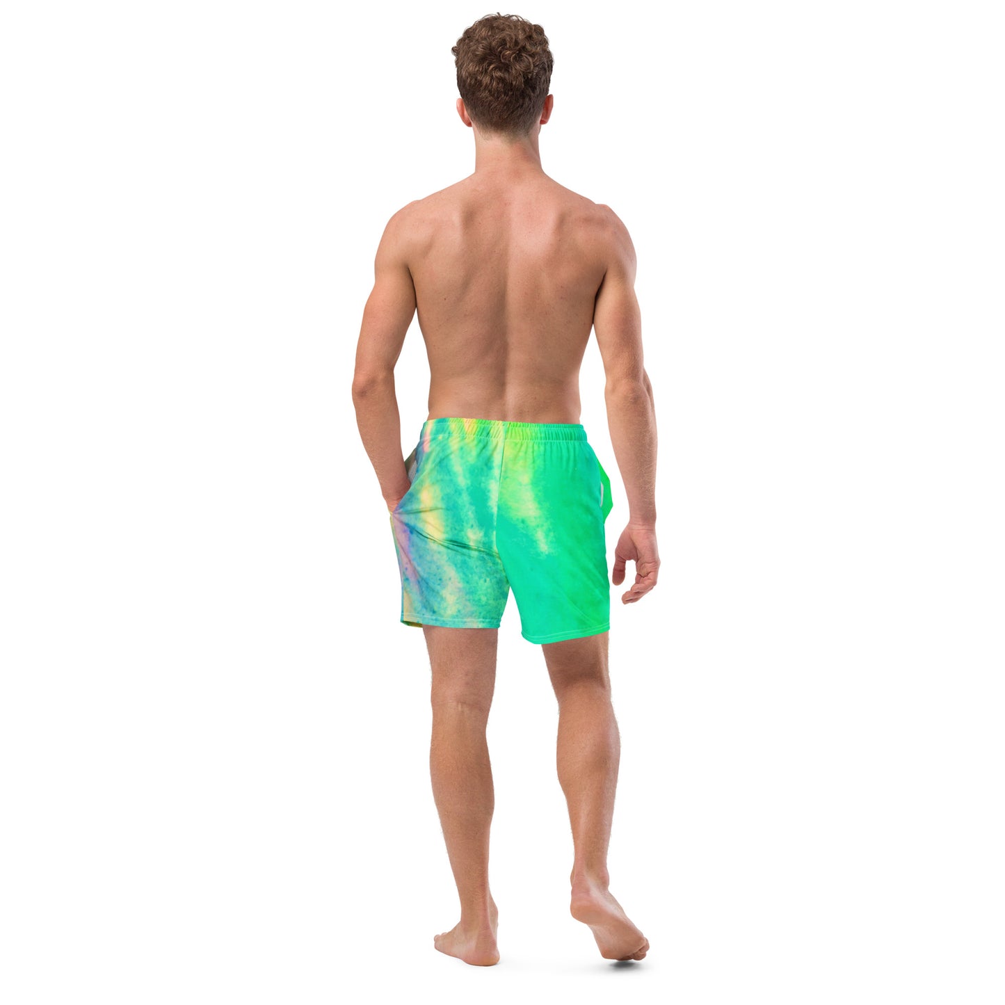 ECO SWIM TRUNKS : TROPICAL WATER MOVEMENT