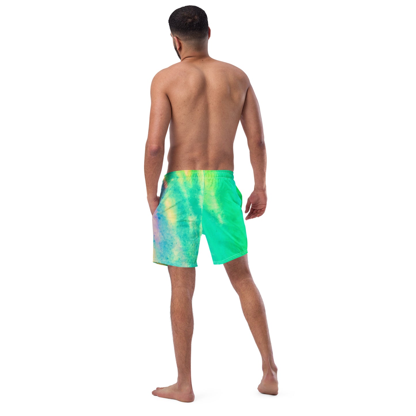 ECO SWIM TRUNKS : TROPICAL WATER MOVEMENT