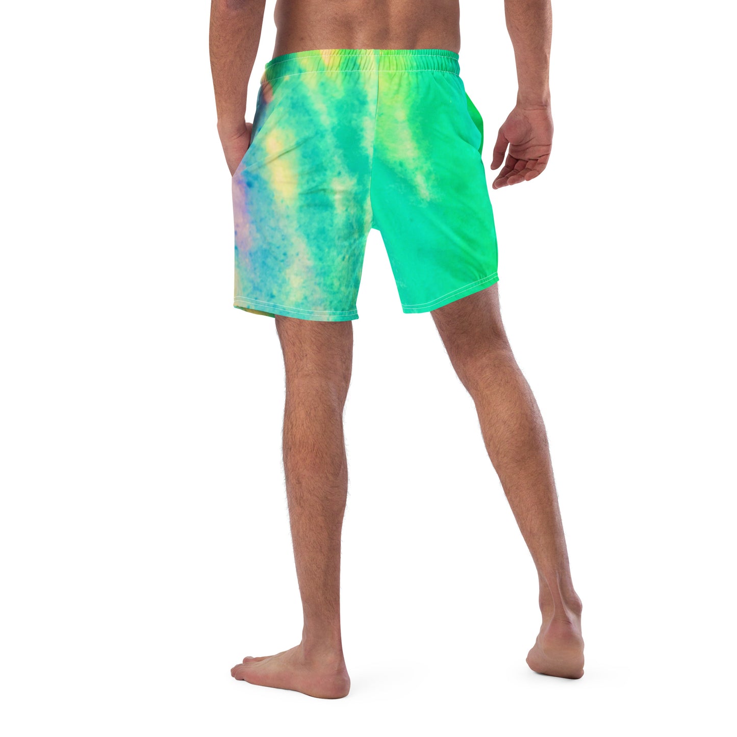 ECO SWIM TRUNKS : TROPICAL WATER MOVEMENT