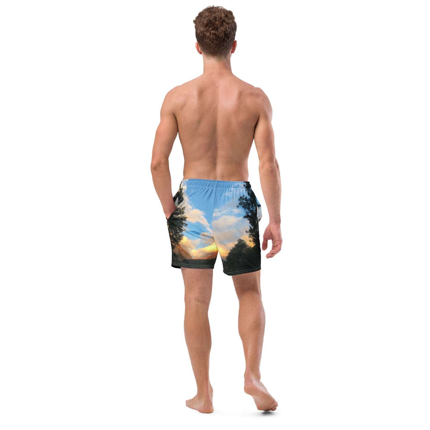 MEN'S ECO SWIM TRUNKS : AUTUMNAL MAGIC HOUR CLOUDS