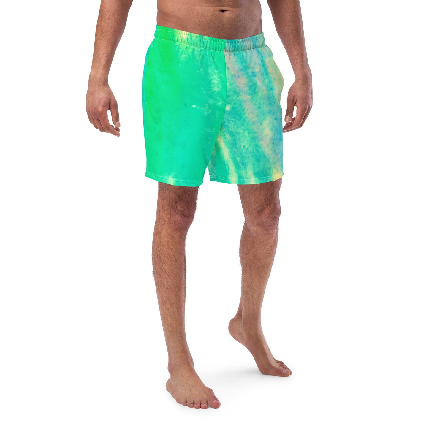 ECO SWIM TRUNKS : TROPICAL WATER MOVEMENT