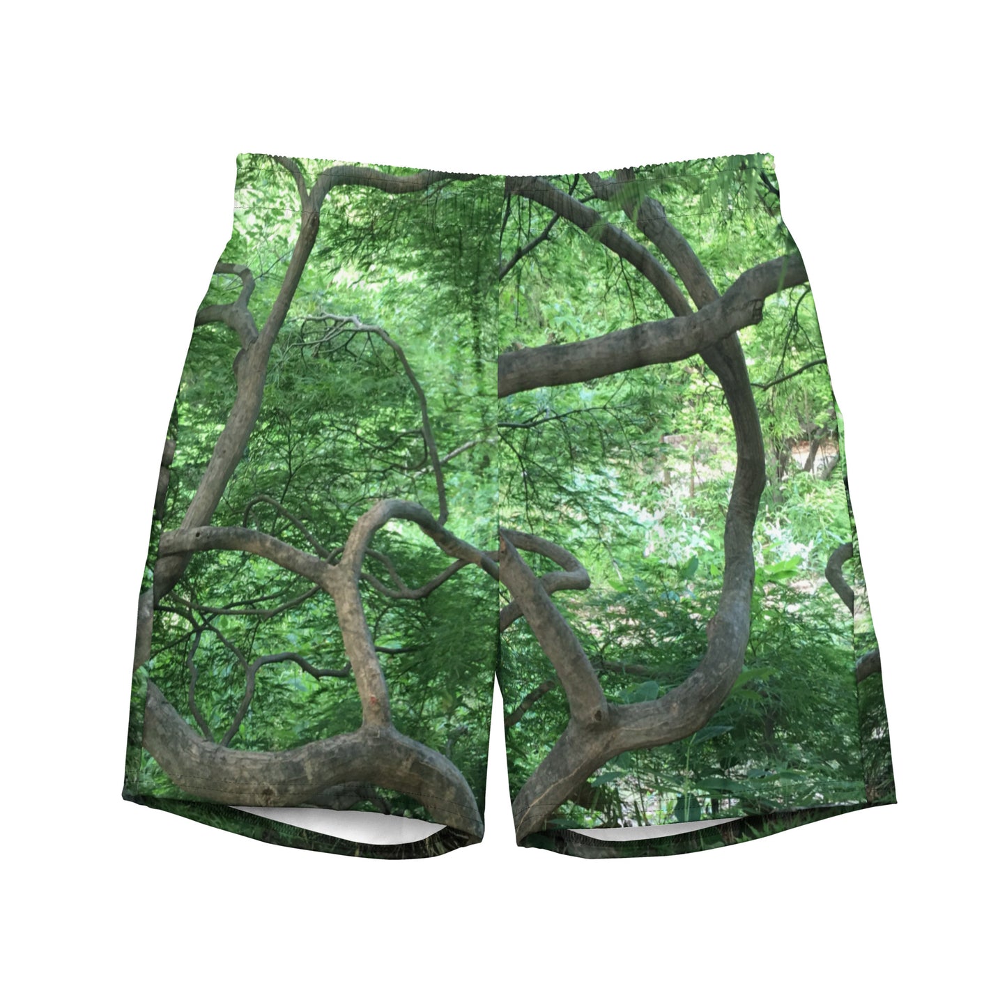 MEN'S ECO SWIM TRUNKS : JAPANESE MAPLE TREE