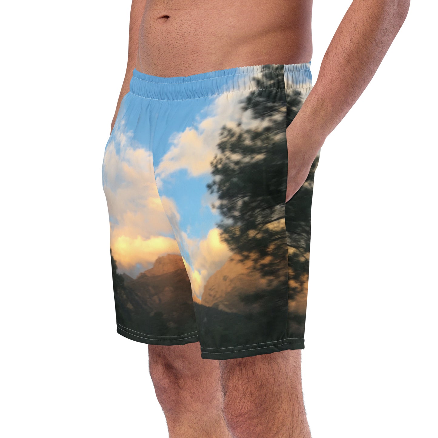 MEN'S ECO SWIM TRUNKS : AUTUMNAL MAGIC HOUR CLOUDS