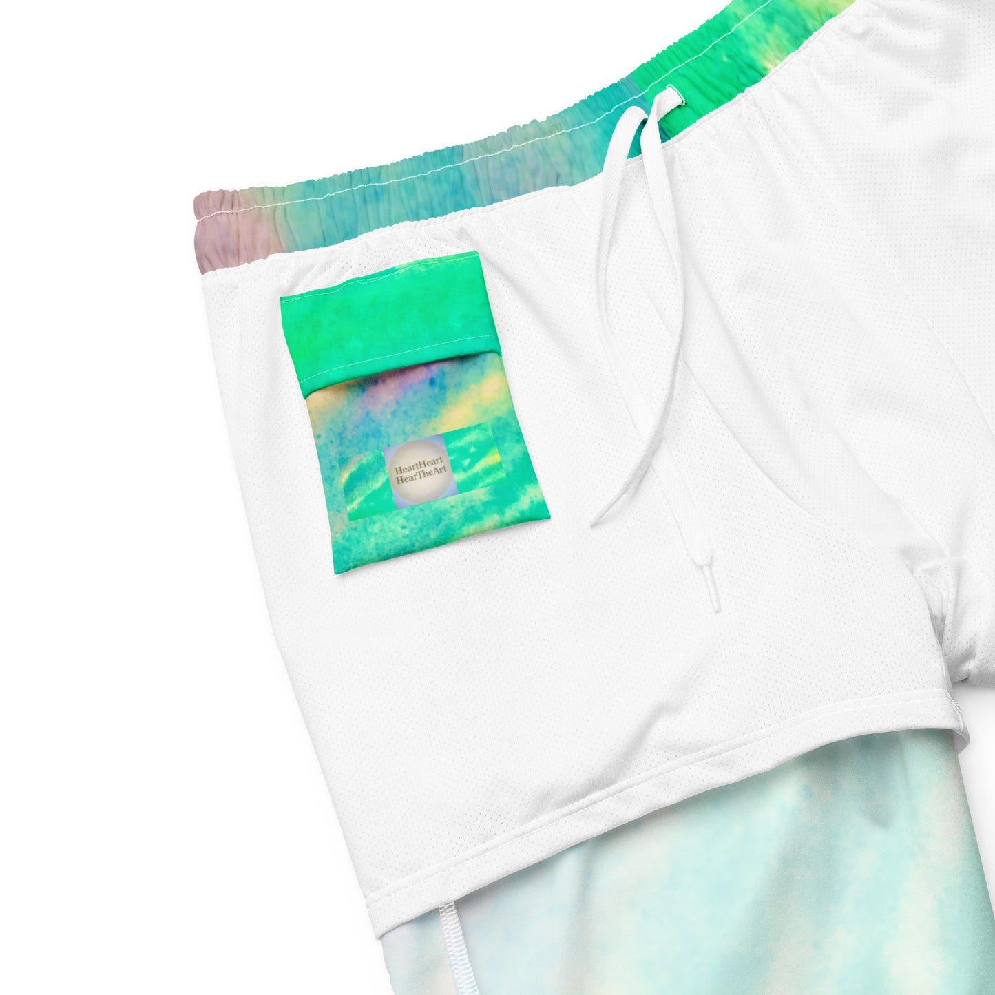 ECO SWIM TRUNKS : TROPICAL WATER MOVEMENT